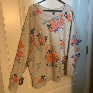 Old Navy Floral Sweatshirt